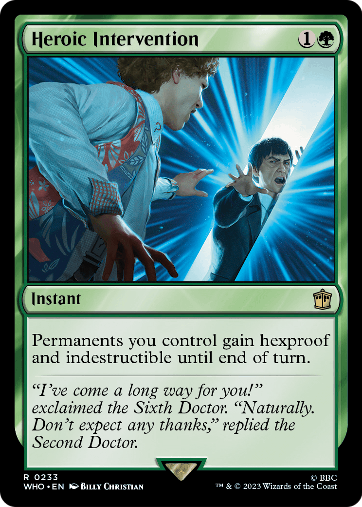 Heroic Intervention (WHO-233) [Doctor Who] Foil