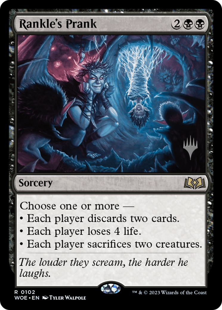 Rankle's Prank (PPWOE-102P) [Wilds of Eldraine Promos] Foil