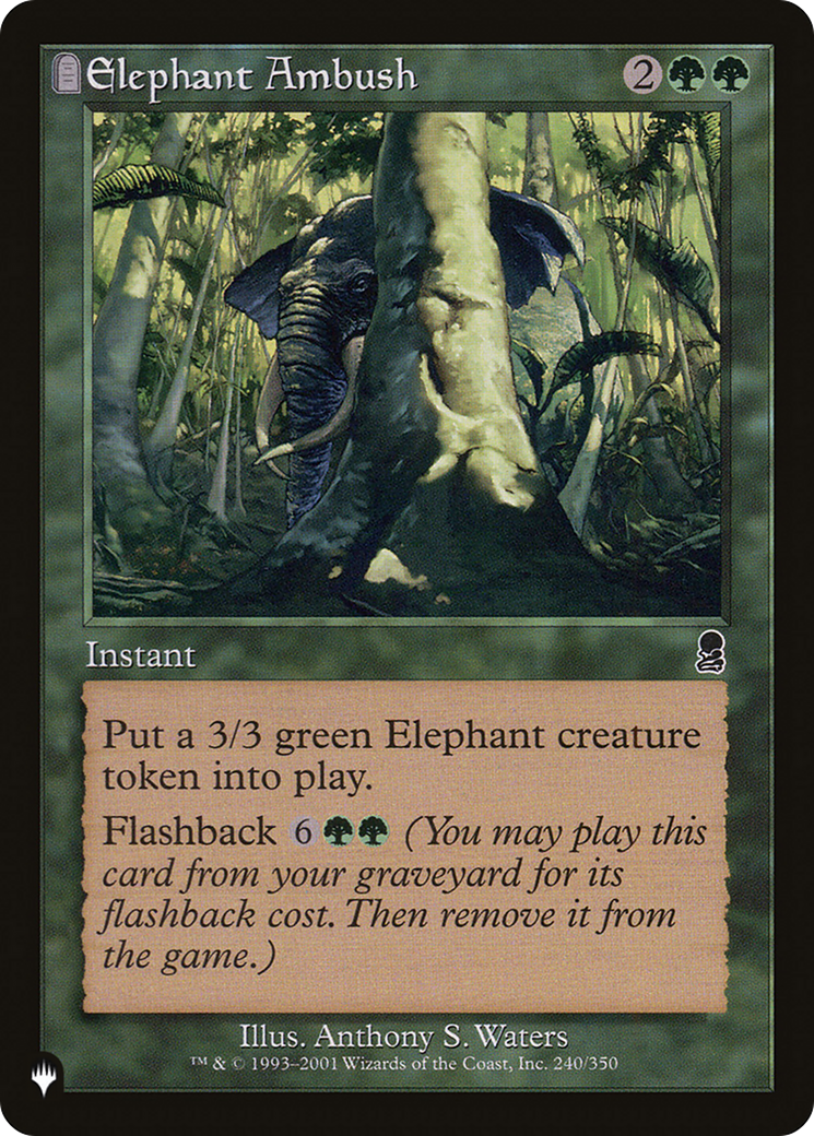 Elephant Ambush (LIST-ODY-240) [The List]: (tombstone)