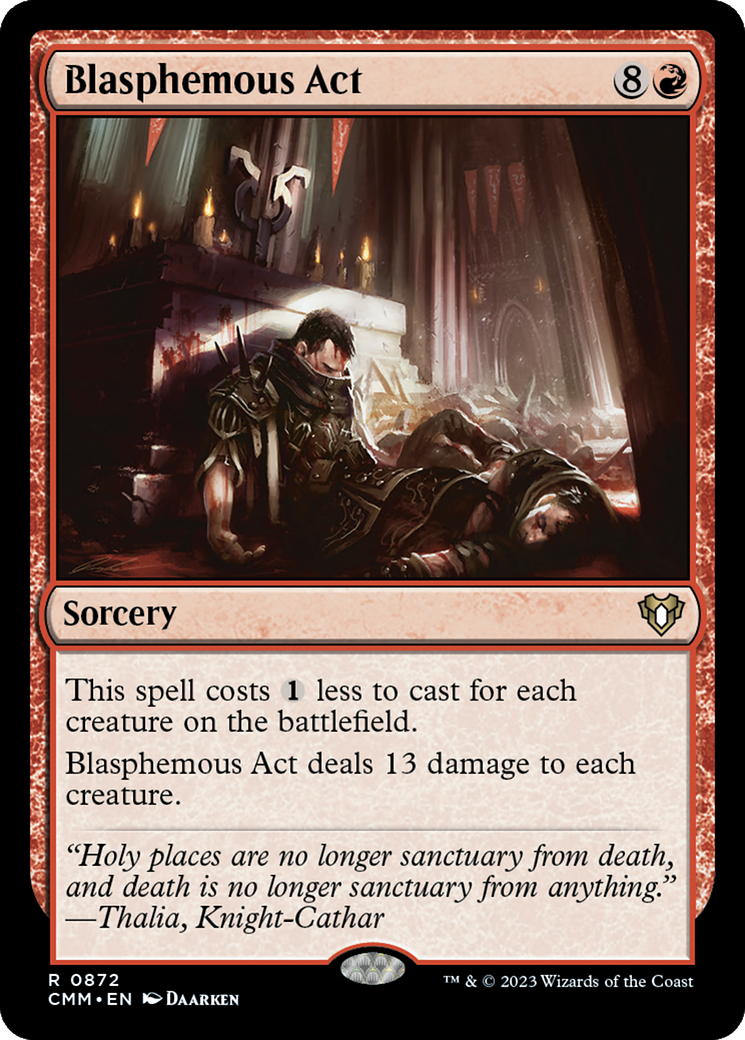 Blasphemous Act (CMM-872) [Commander Masters]