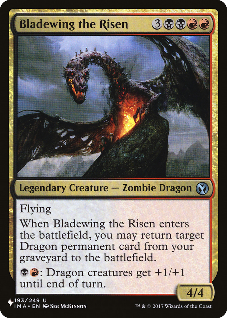 Bladewing the Risen (PLST-IMA-193) [The List]