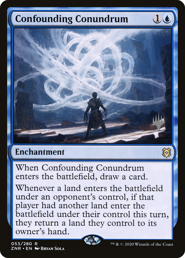 Confounding Conundrum (PPZNR-53P) [Promo Pack: Zendikar Rising Promos]