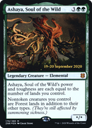 Ashaya, Soul of the Wild (PRE-179S) [Zendikar Rising Promos] Foil