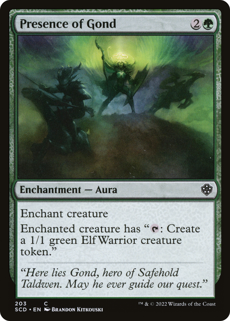 Presence of Gond (SCD-203) [Starter Commander Decks]
