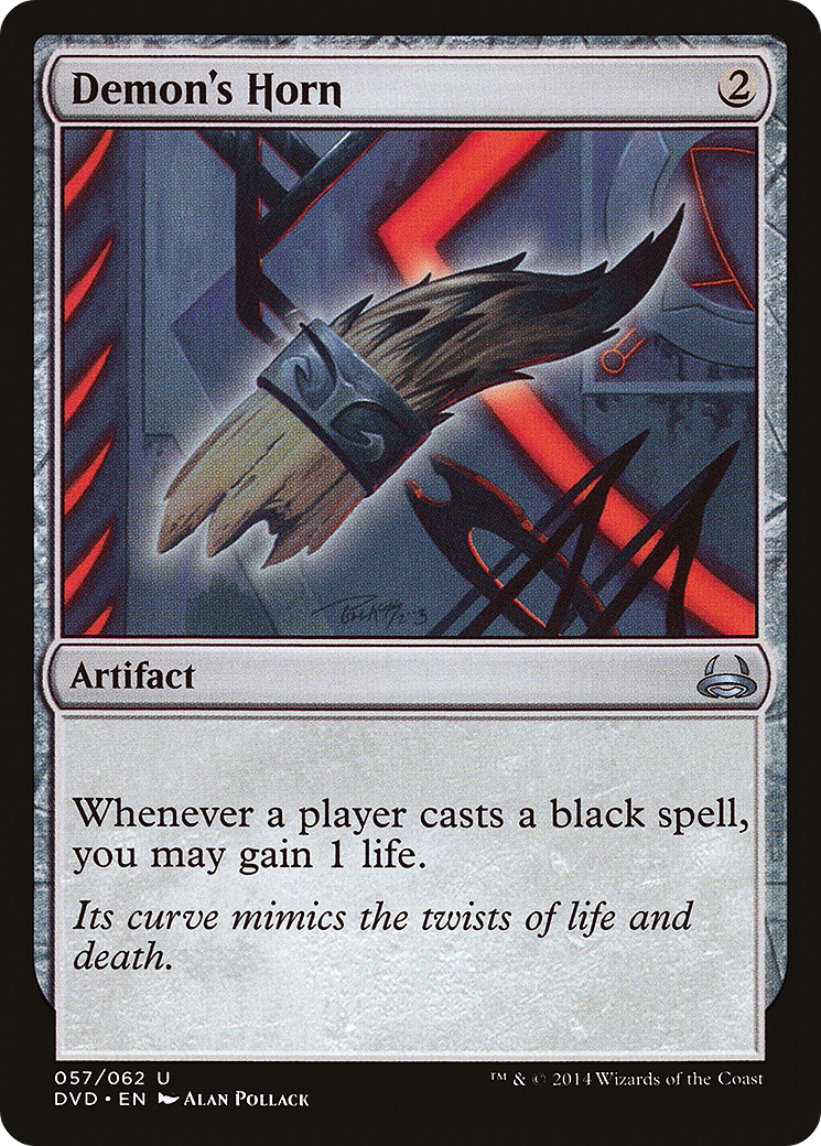 Demon's Horn (DD3-057) [Duel Decks Anthology: Divine vs. Demonic]