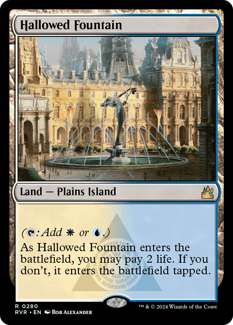 Hallowed Fountain (RVR-280) [Ravnica Remastered] Foil