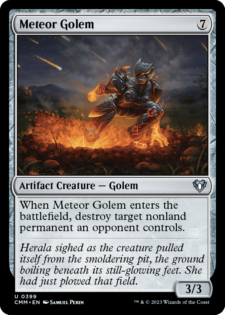 Meteor Golem (CMM-399) [Commander Masters]