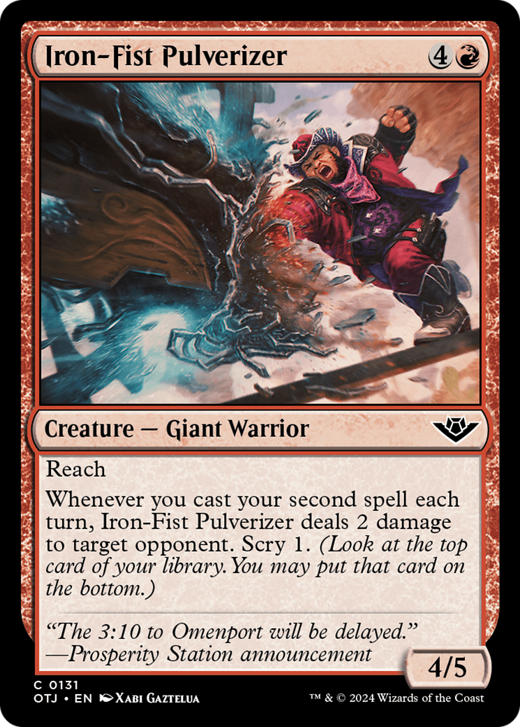 Iron-Fist Pulverizer (OTJ-131) [Outlaws of Thunder Junction]