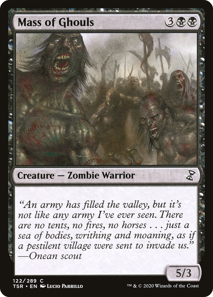 Mass of Ghouls (TSR-122) [Time Spiral Remastered] Foil