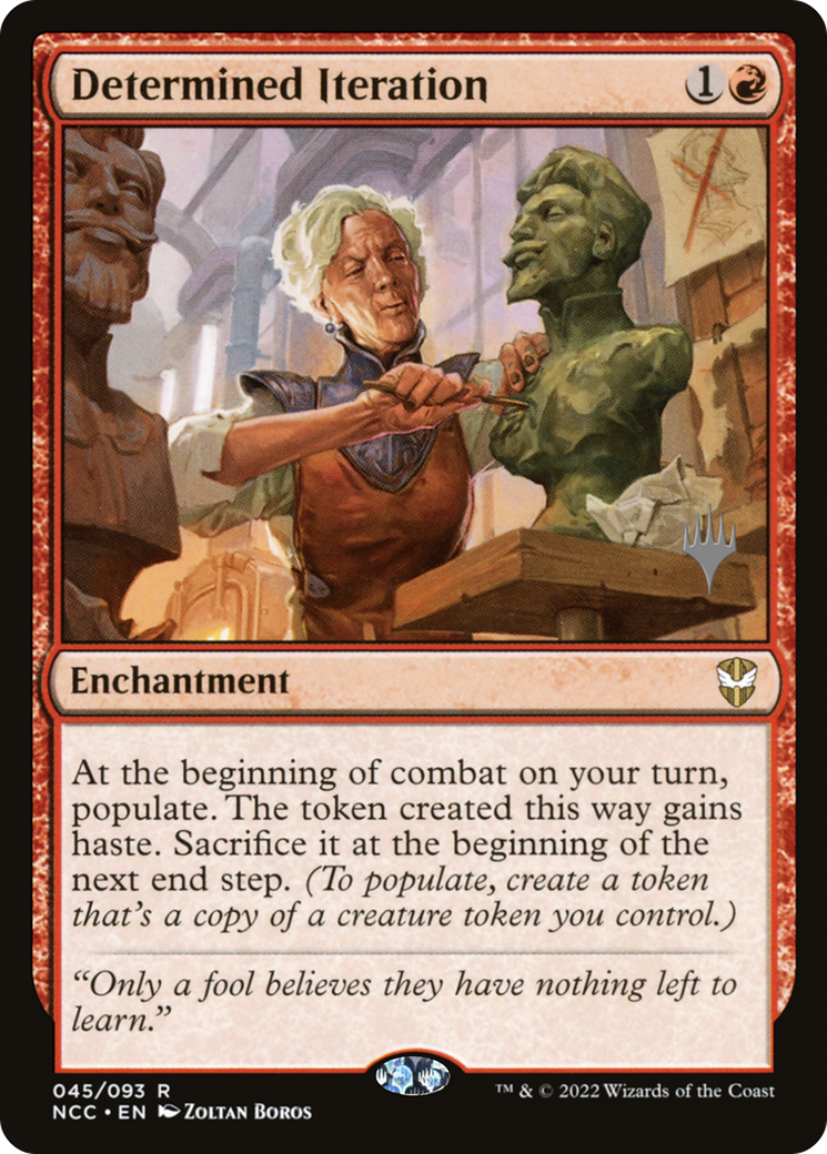 Determined Iteration (PPSNC-045) [Promo Pack: New Capenna Commander Promos] Foil