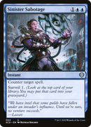 Sinister Sabotage (SCD-060) [Starter Commander Decks]