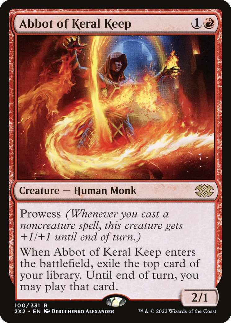 Abbot of Keral Keep (2X2-100) [Double Masters 2022]