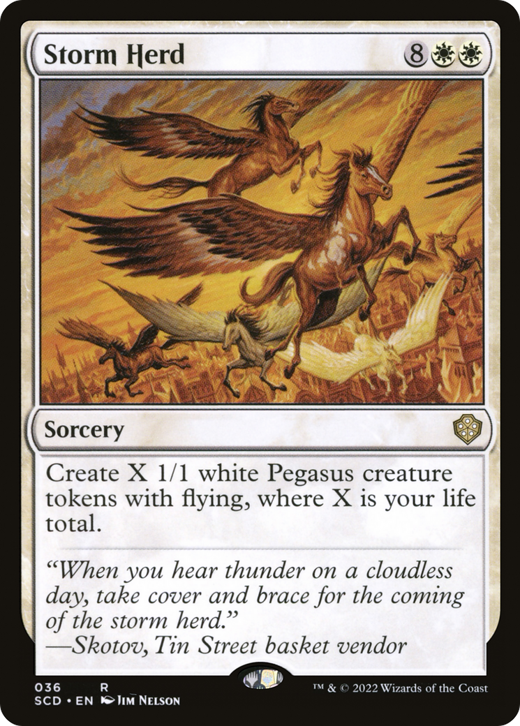 Storm Herd (SCD-036) [Starter Commander Decks]