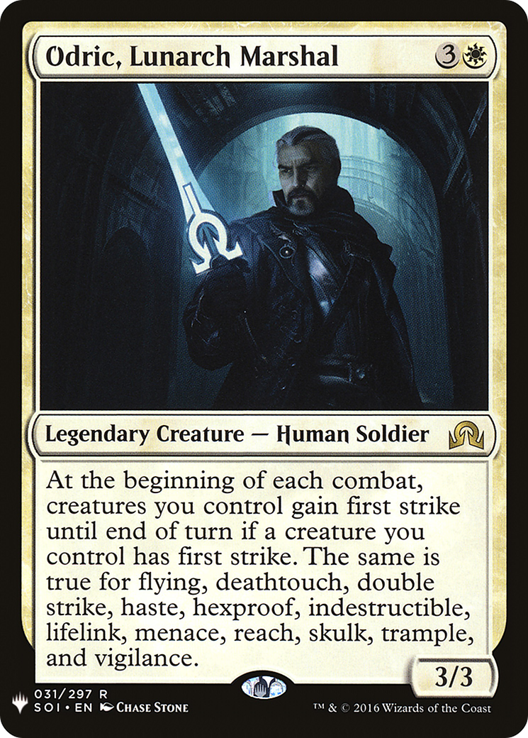 Odric, Lunarch Marshal (LIST-SOI-31) [The List]