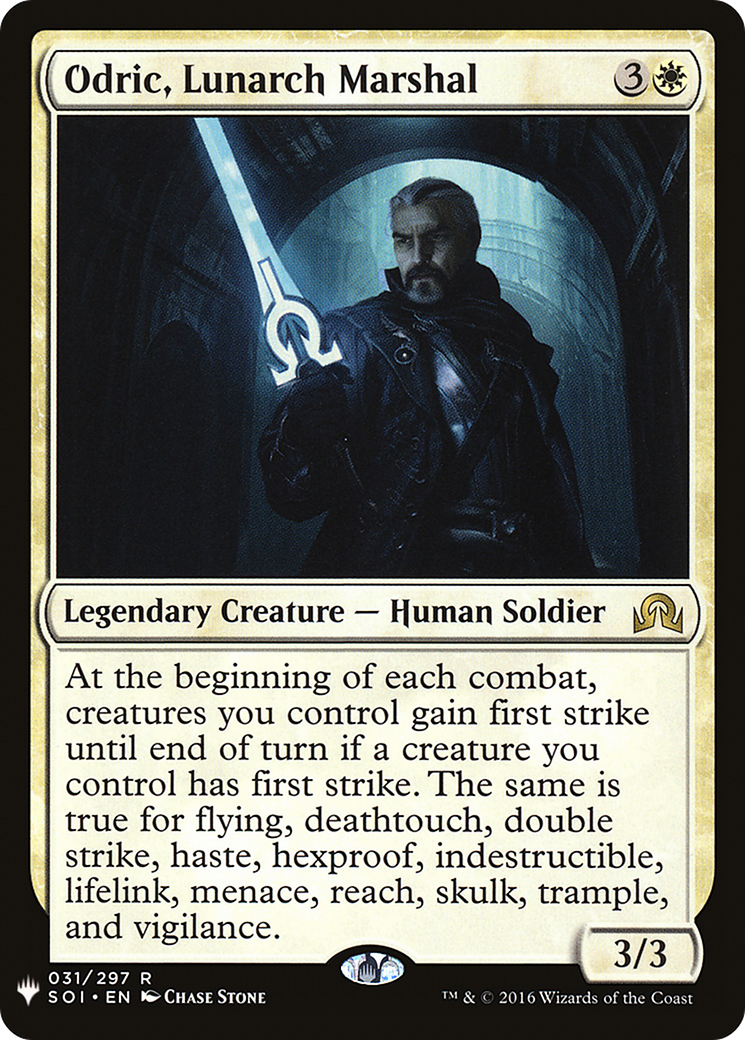 Odric, Lunarch Marshal (LIST-SOI-31) [The List]