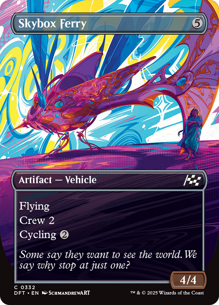 Skybox Ferry (DFT-332) [Aetherdrift] (Borderless)