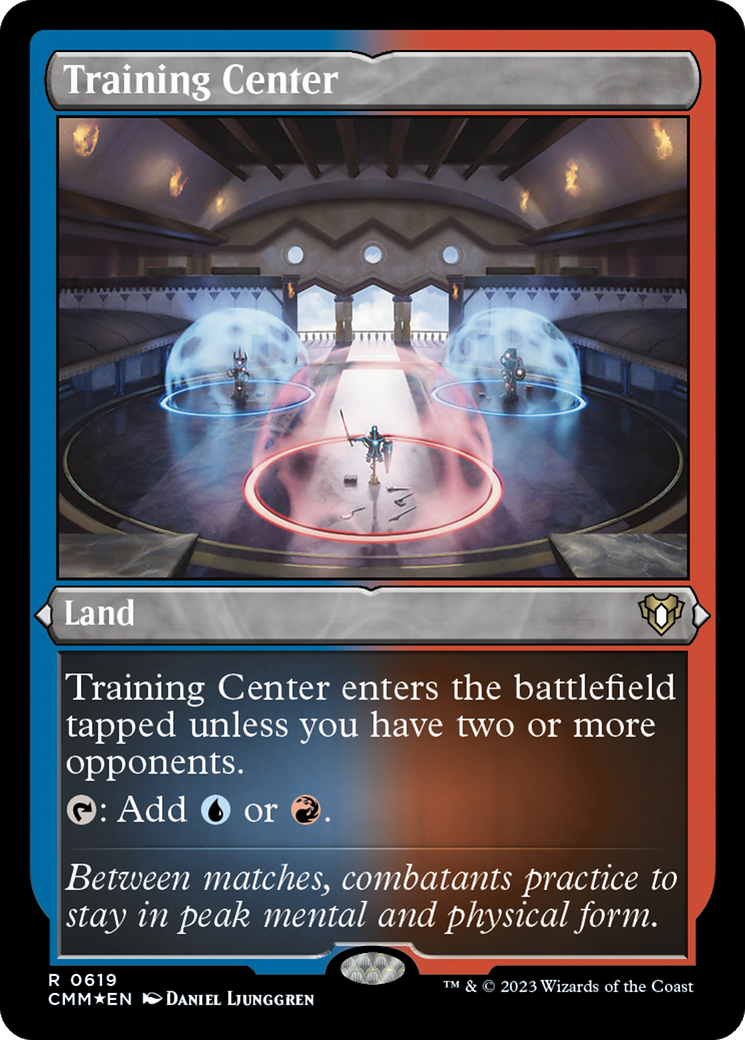 Training Center (CMM-619) [Commander Masters] Etched Foil