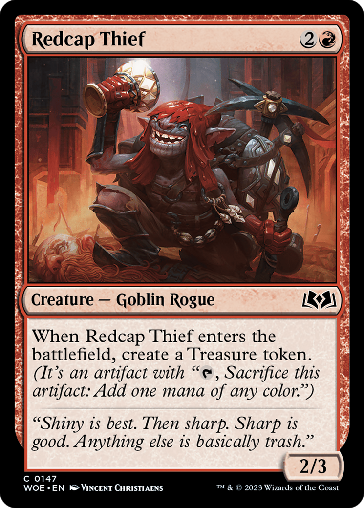 Redcap Thief (WOE-147) [Wilds of Eldraine] Foil