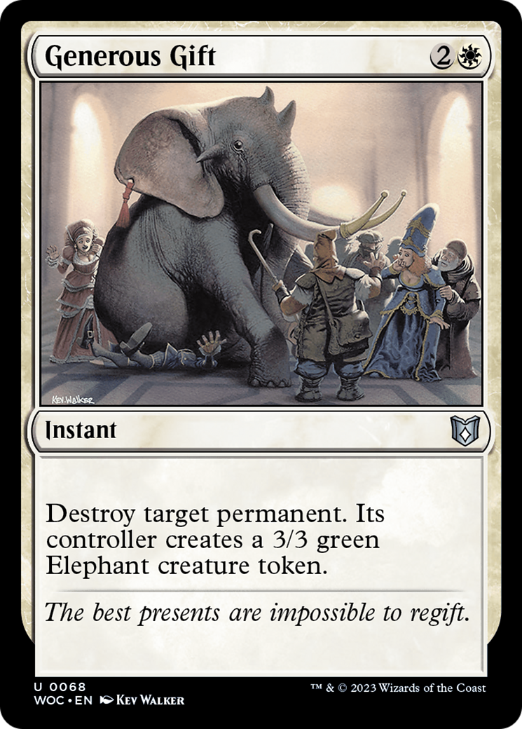 Generous Gift (WOC-068) [Wilds of Eldraine Commander]
