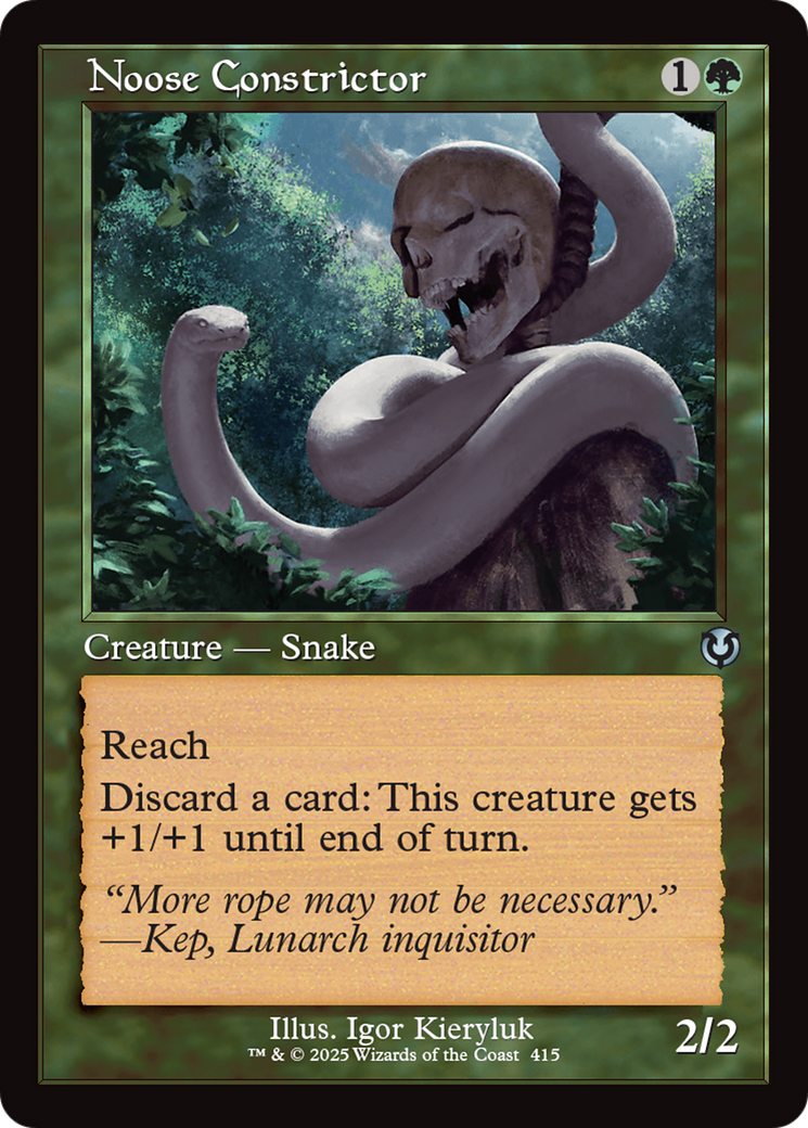 Noose Constrictor (INR-415) [Innistrad Remastered]