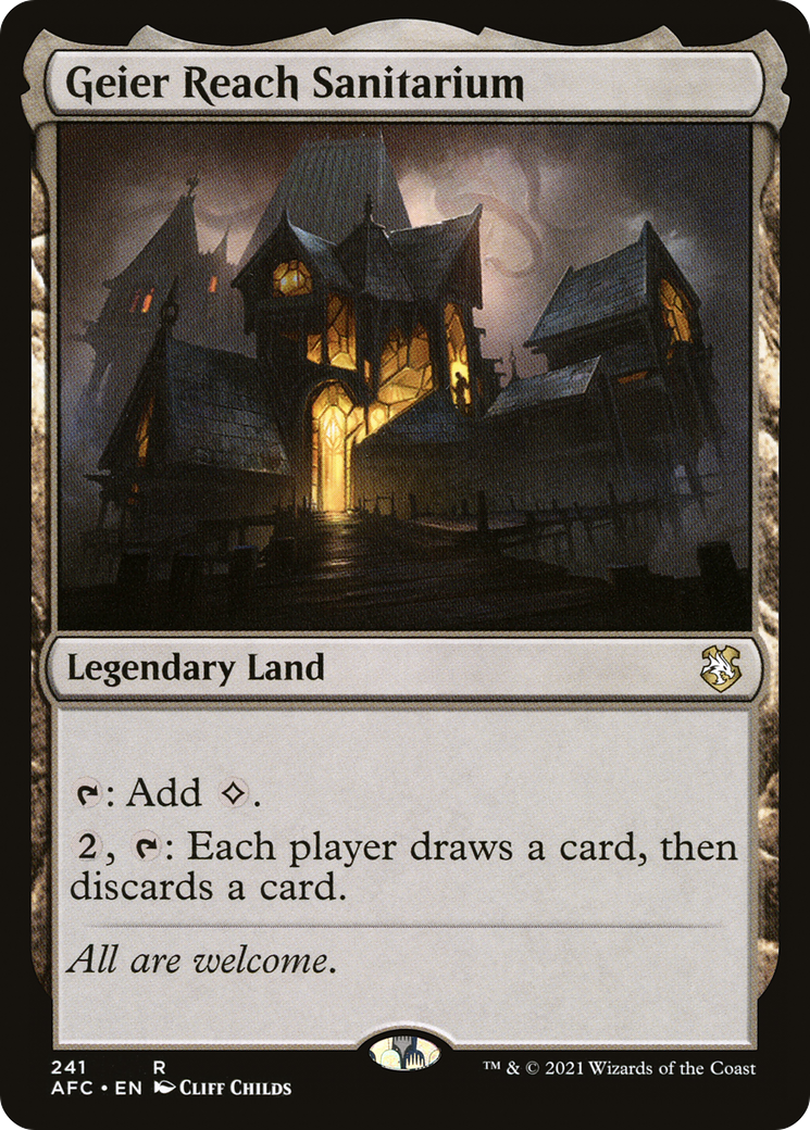 Geier Reach Sanitarium (AFC-241) [Forgotten Realms Commander]