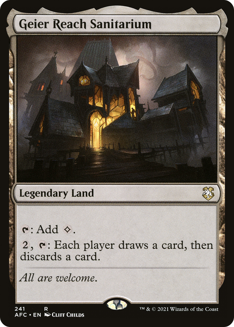 Geier Reach Sanitarium (AFC-241) [Forgotten Realms Commander]