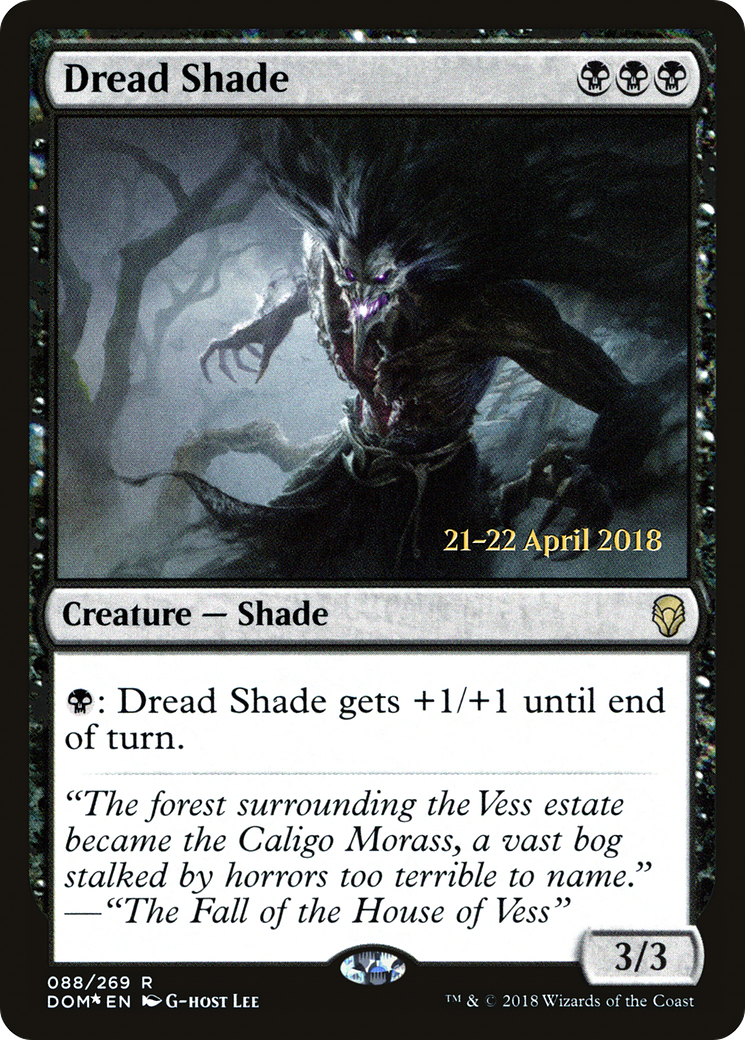 Dread Shade (PRE-88S) [Dominaria Promos] Foil