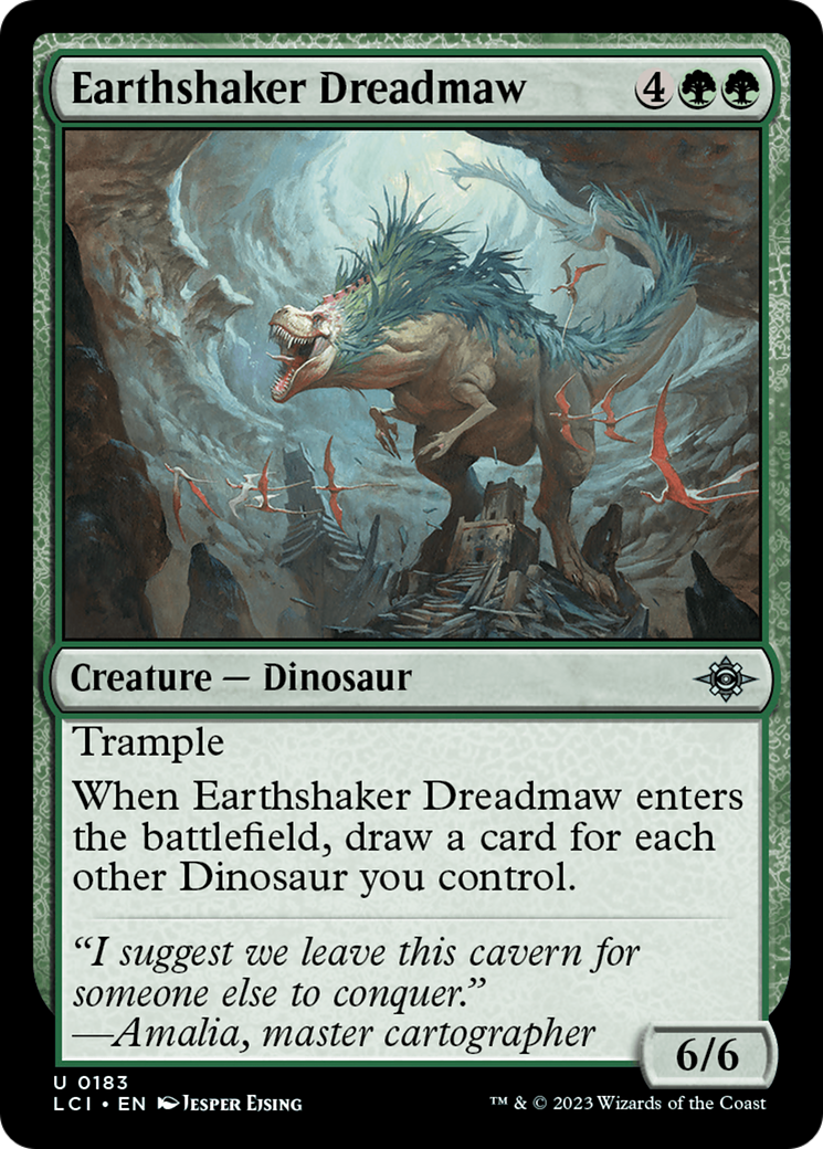 Earthshaker Dreadmaw (LCI-183) [The Lost Caverns of Ixalan] Foil