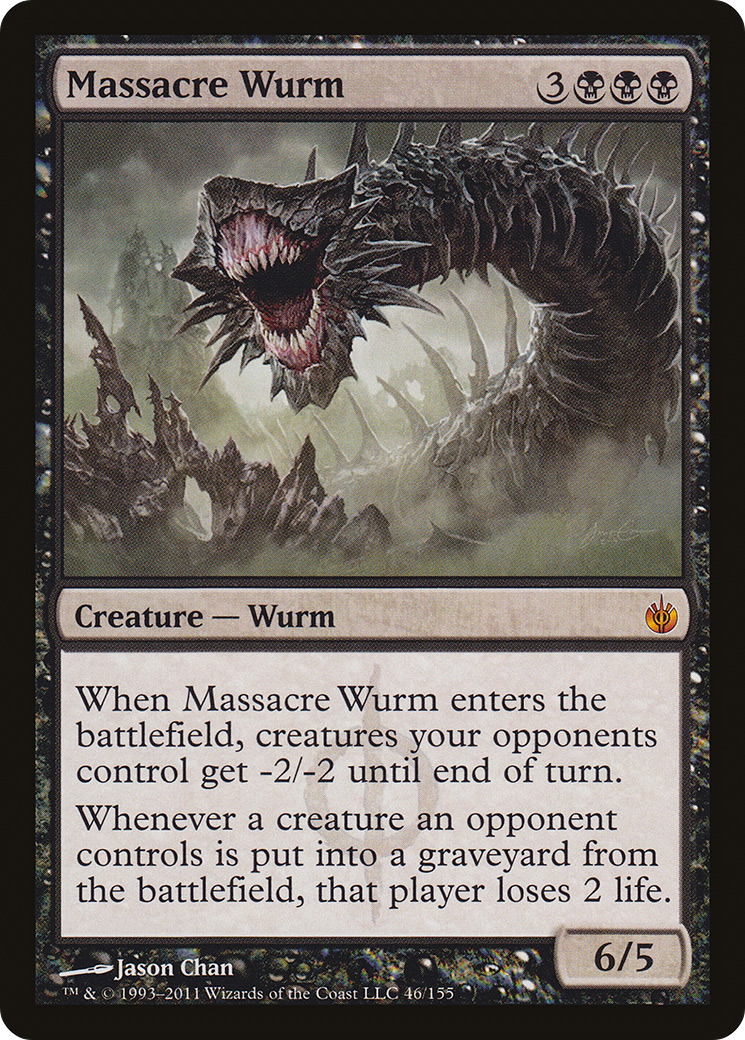 Massacre Wurm (MBS-046) [Mirrodin Besieged]