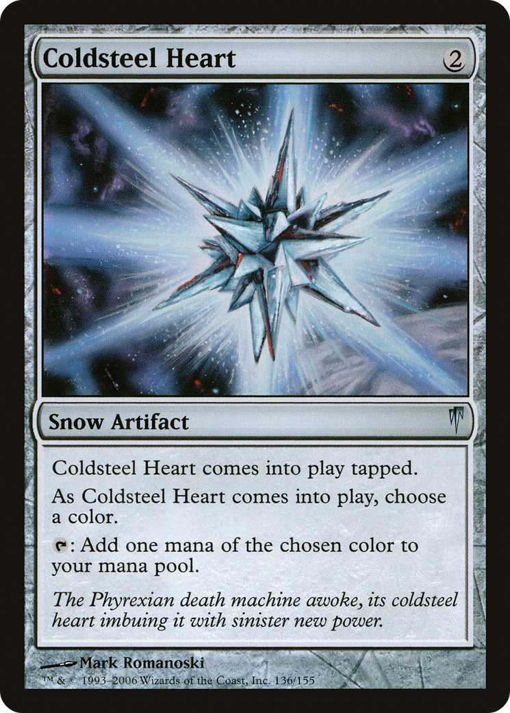 Coldsteel Heart (CSP-136) [Coldsnap] Foil
