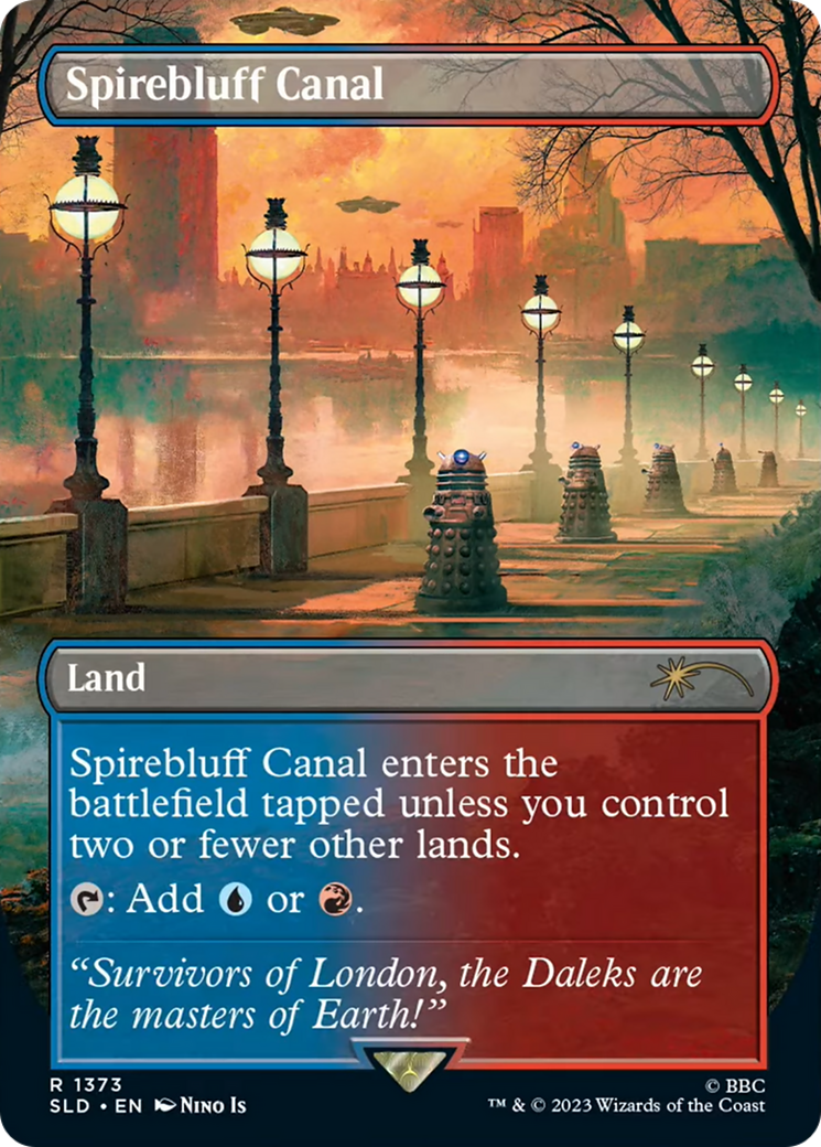 Spirebluff Canal (SLD-1373) [Secret Lair Drop] (Borderless) Foil