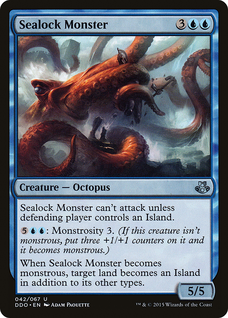 Sealock Monster (DDO-042) [Duel Decks: Elspeth vs. Kiora]