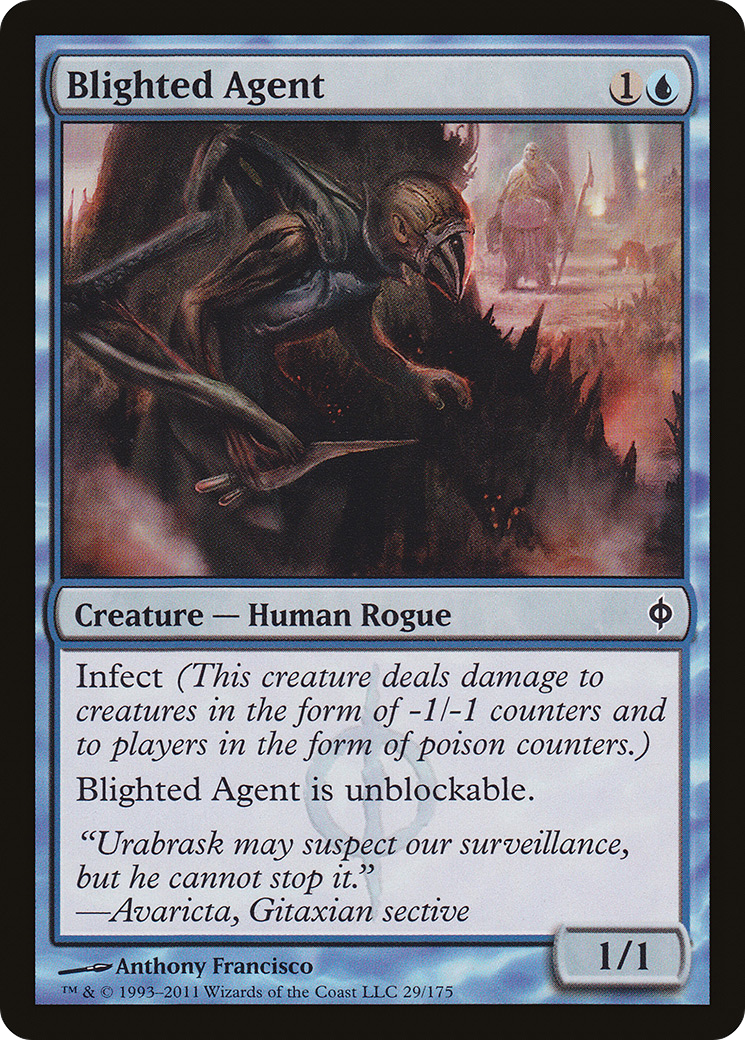 Blighted Agent (NPH-029) [New Phyrexia] Foil