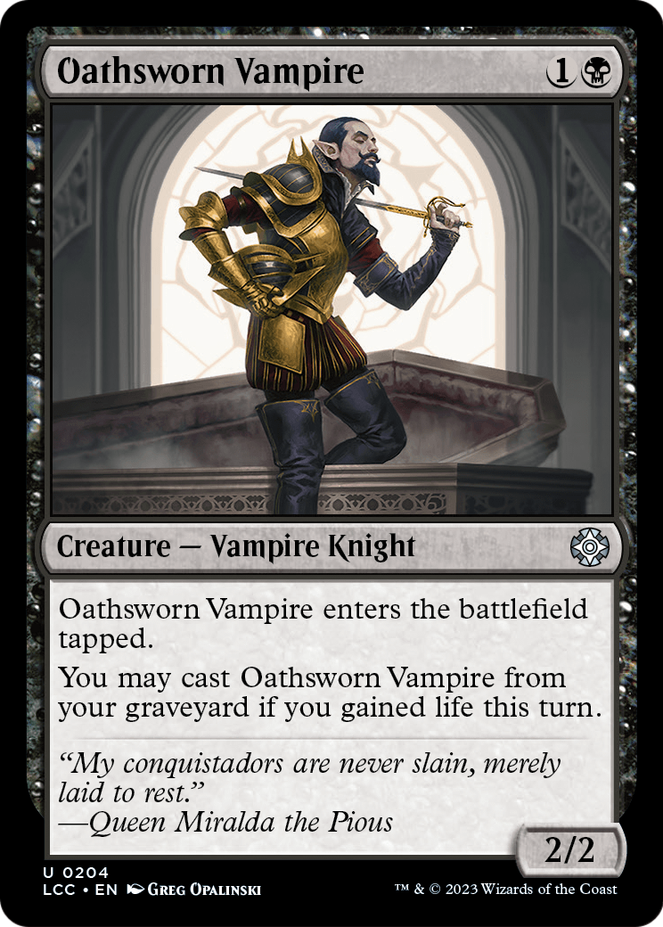 Oathsworn Vampire (LCC-204) [The Lost Caverns of Ixalan Commander]