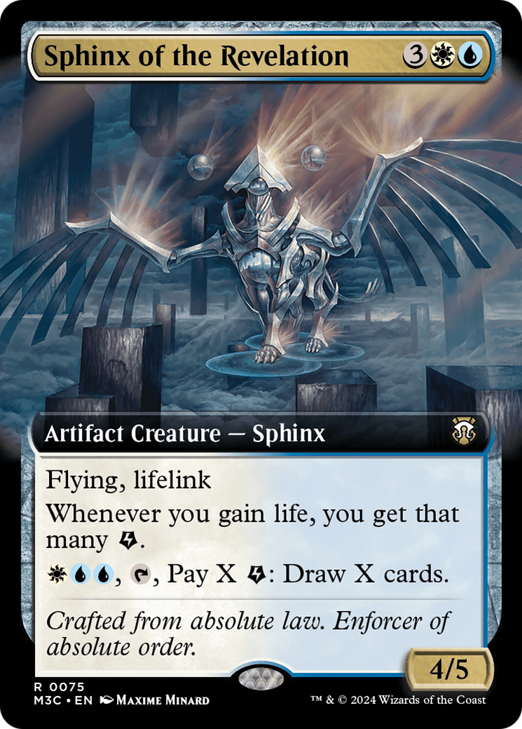 Sphinx of the Revelation (M3C-075) [Modern Horizons 3 Commander]: (Extended Art) Foil