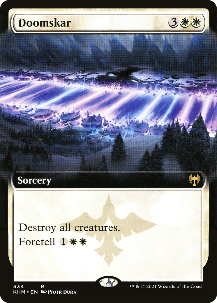 Doomskar (KHM-334) [Kaldheim]: (Extended Art) Foil