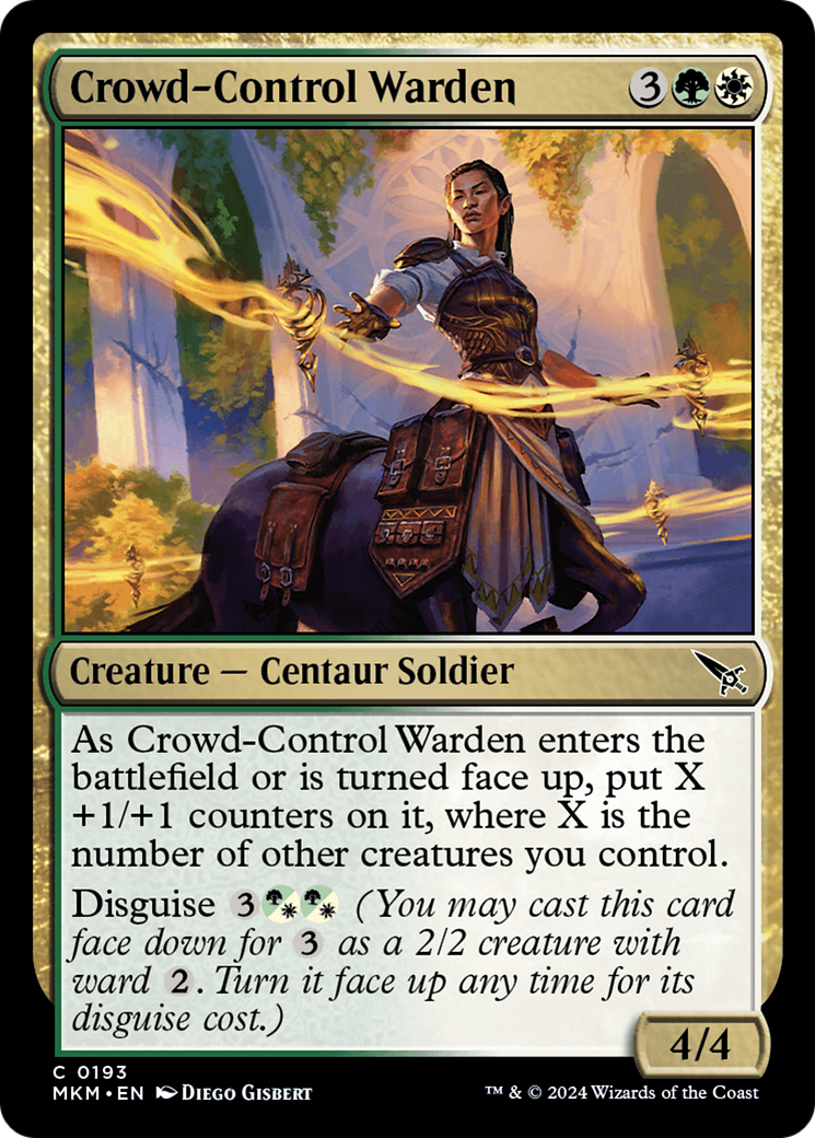 Crowd-Control Warden (MKM-193) [Murders at Karlov Manor]