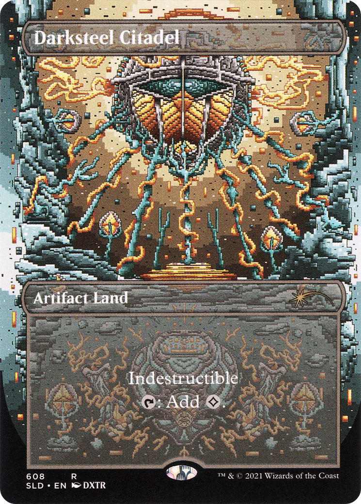 Darksteel Citadel (SLD-608) (Borderless) [Secret Lair Drop]