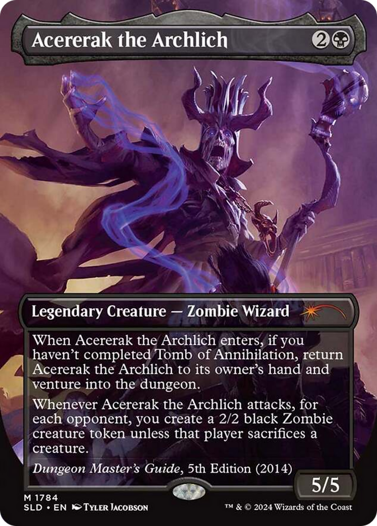 Acererak the Archlich (SLD-1784) [Secret Lair Drop] (Borderless)