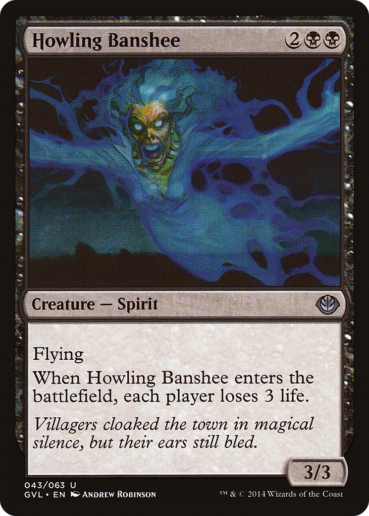 Howling Banshee (DD3-043) [Duel Decks Anthology: Garruk vs. Liliana]