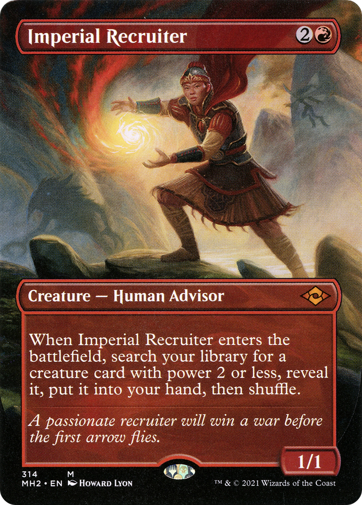 Imperial Recruiter (Borderless) (MH2-314) (Borderless) [Modern Horizons 2]