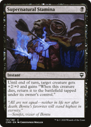 Supernatural Stamina (CMR-151) [Commander Legends]
