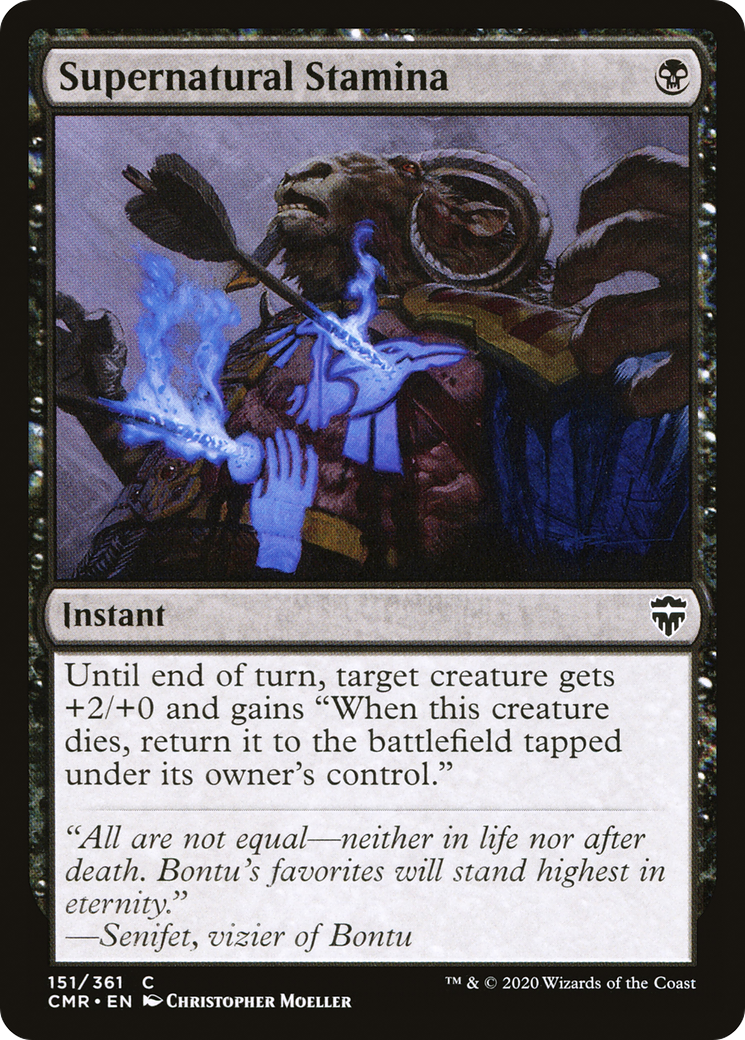Supernatural Stamina (CMR-151) [Commander Legends]