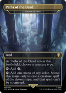 Paths of the Dead - Cavern of Souls (Surge Foil) (LTC-392) [Tales of Middle-earth Commander] / Paths of the Dead (Borderless) Foil
