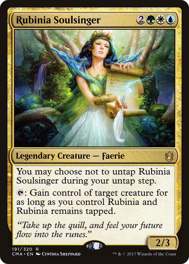 Rubinia Soulsinger (CMA-191) [Commander Anthology]
