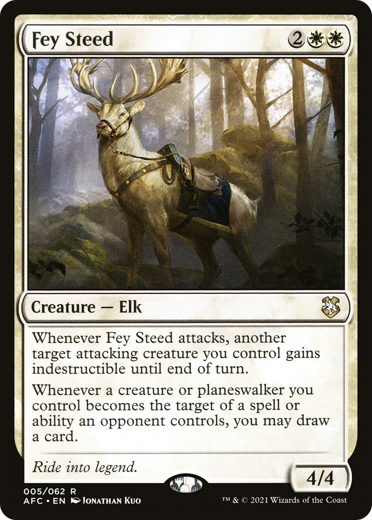 Fey Steed (AFC-005) [Forgotten Realms Commander]