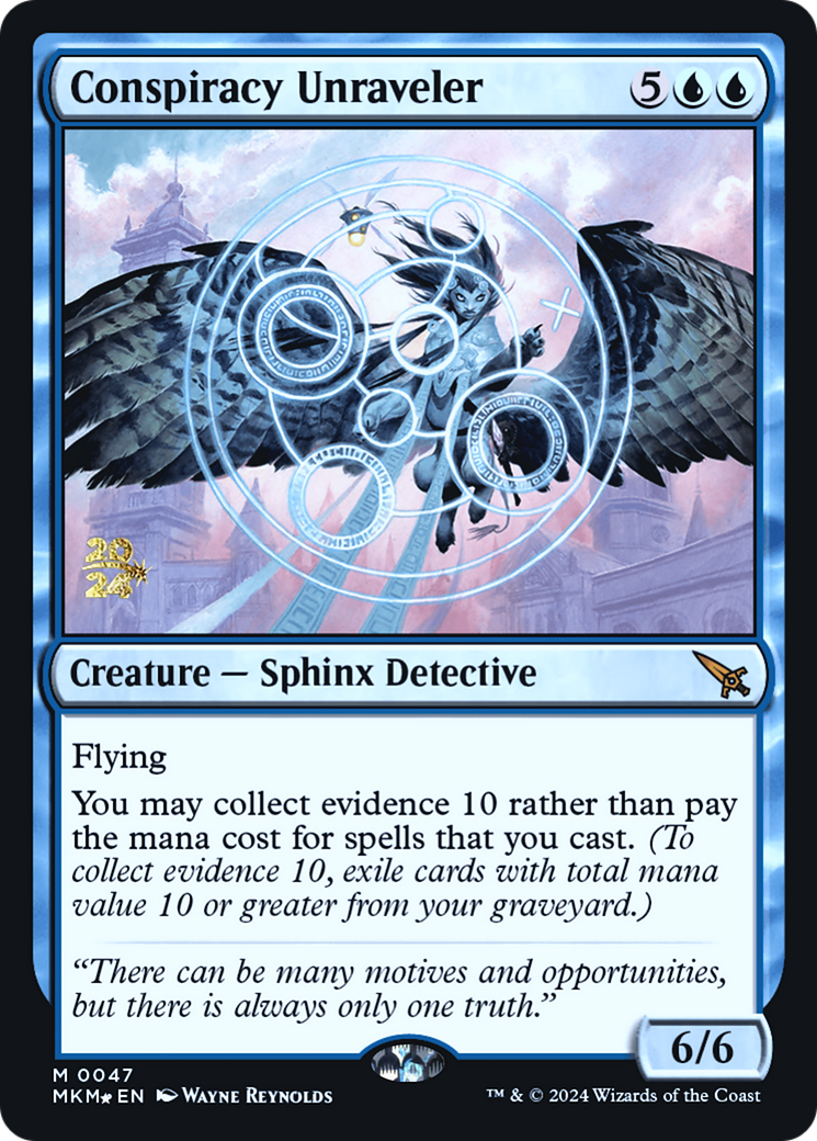Conspiracy Unraveler (PRE-47S) [Murders at Karlov Manor Promos] Foil