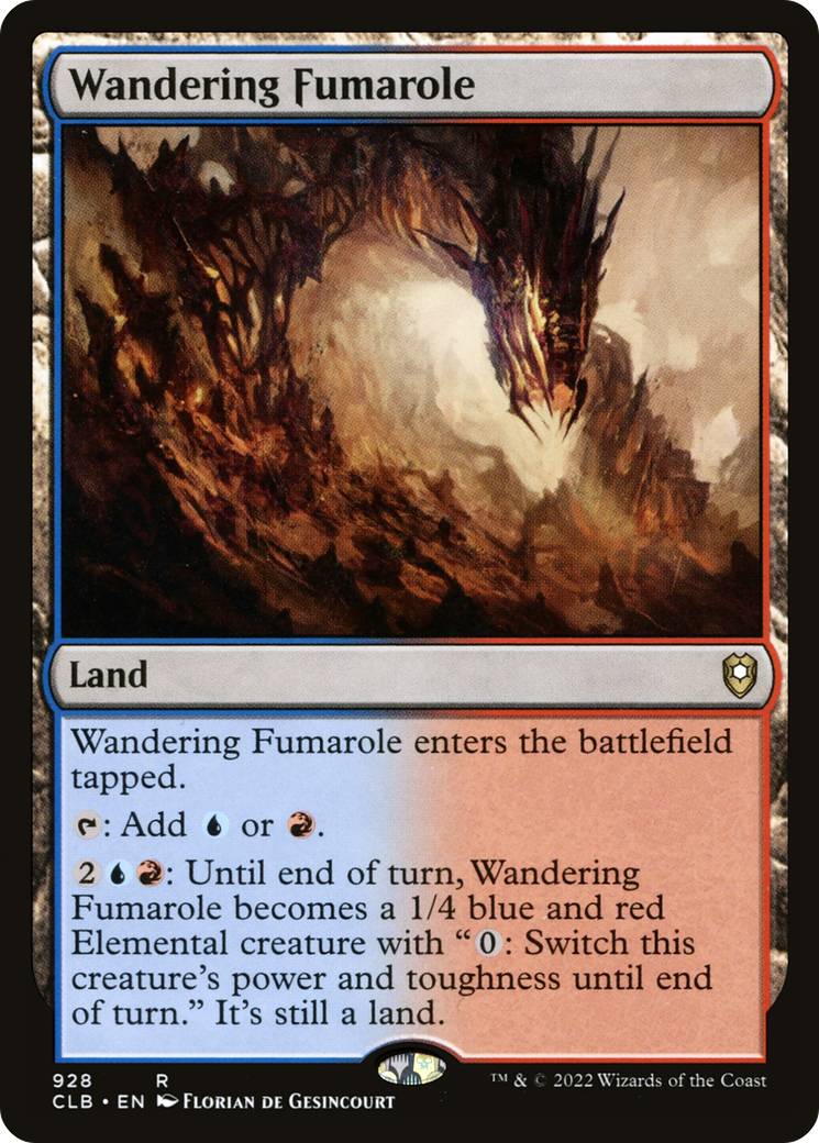 Wandering Fumarole (CLB-928) [Commander Legends: Battle for Baldur's Gate]