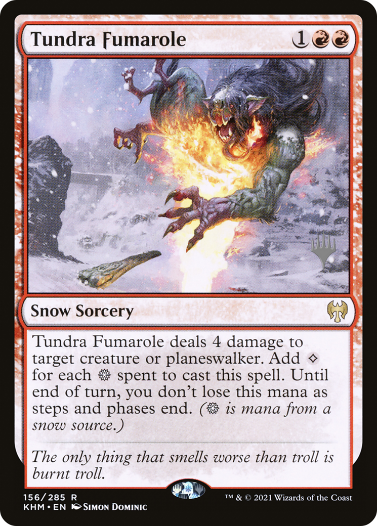 Tundra Fumarole (PPKHM-156P) [Kaldheim Promos]: (snow)