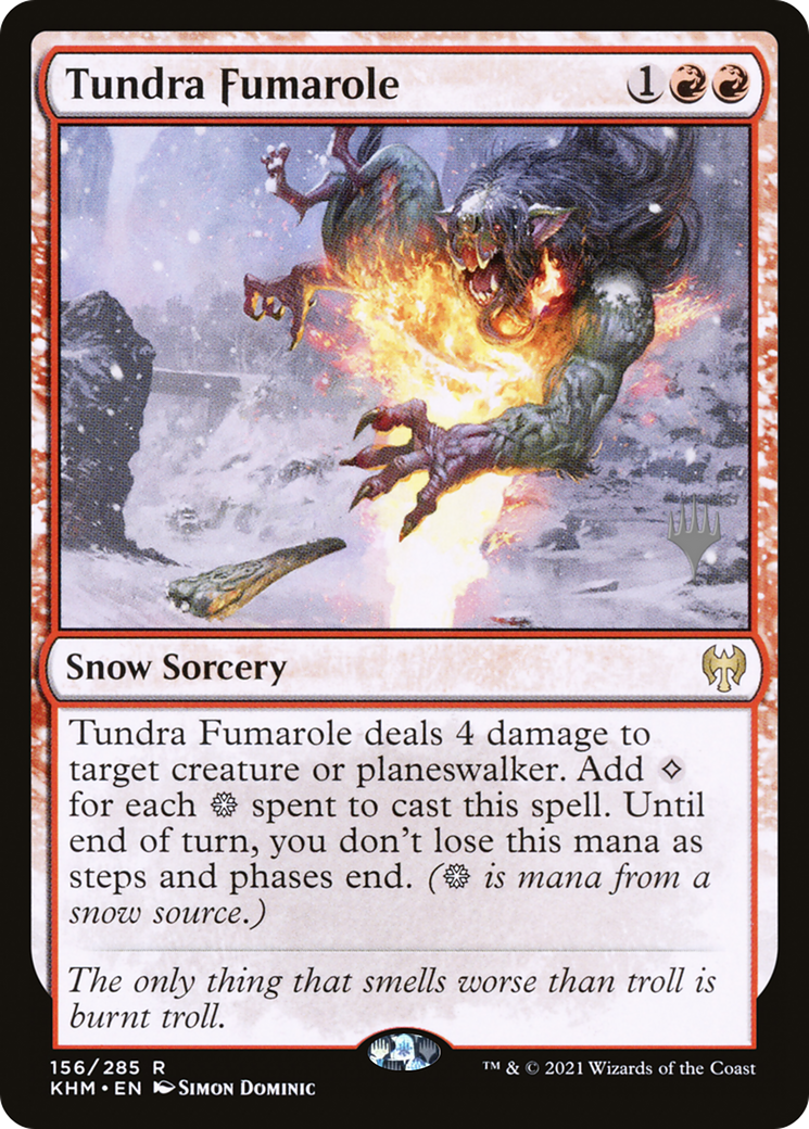 Tundra Fumarole (PPKHM-156P) [Promo Pack: Kaldheim Promos] Foil